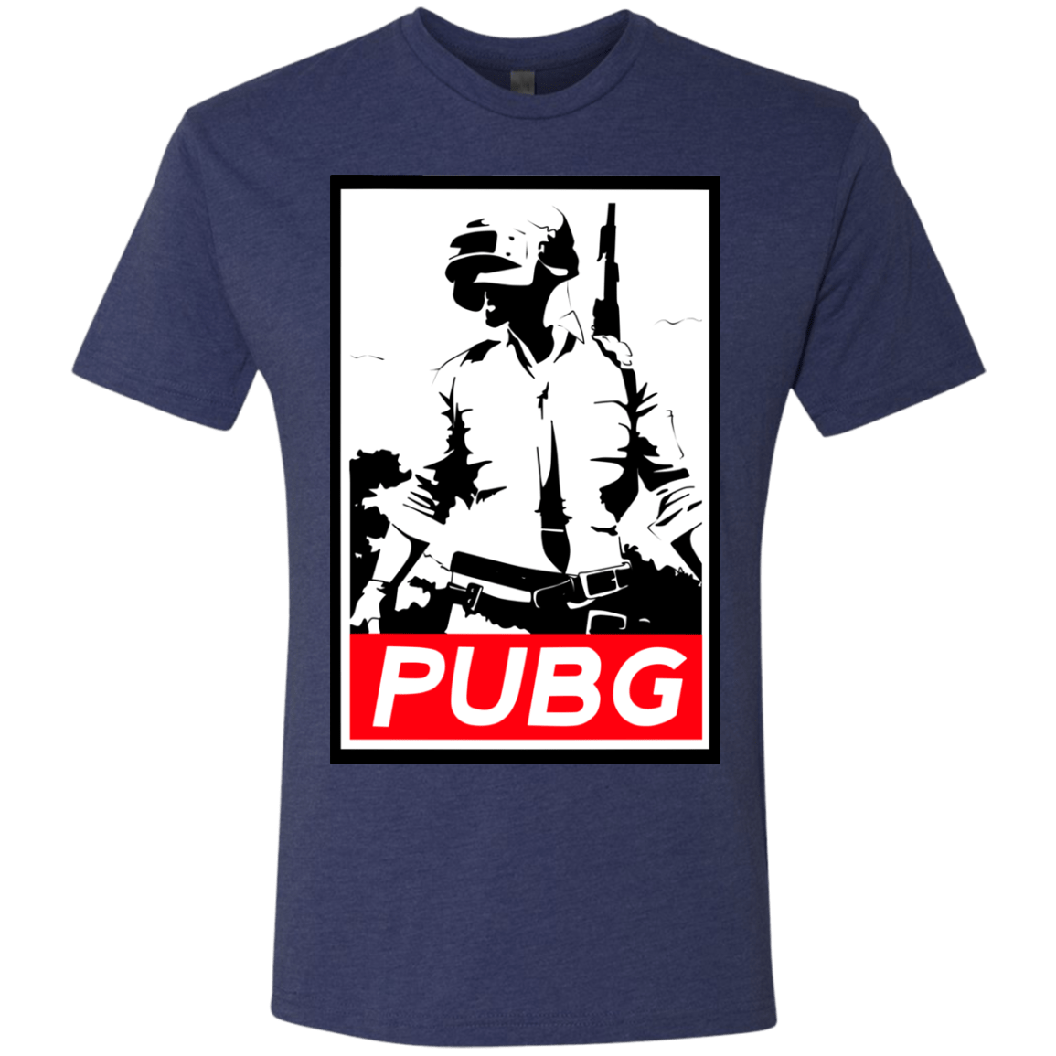 T-Shirts Vintage Navy / Small PUBG Men's Triblend T-Shirt