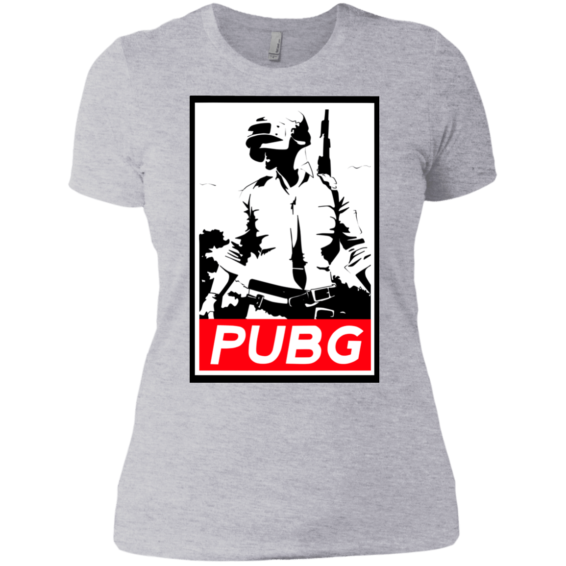 T-Shirts Heather Grey / X-Small PUBG Women's Premium T-Shirt