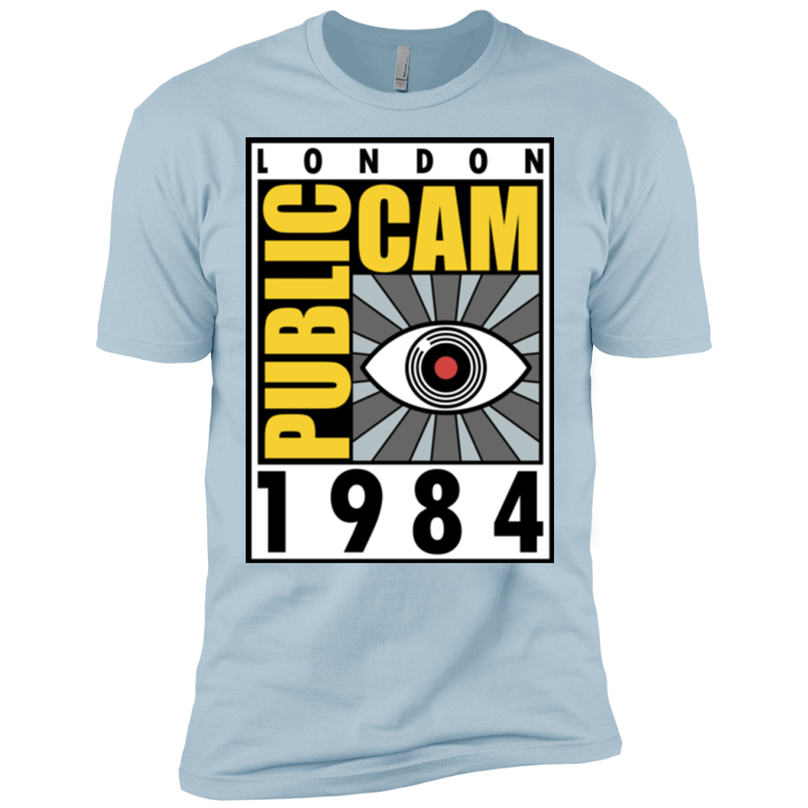 T-Shirts Light Blue / X-Small Public Cam Men's Premium T-Shirt