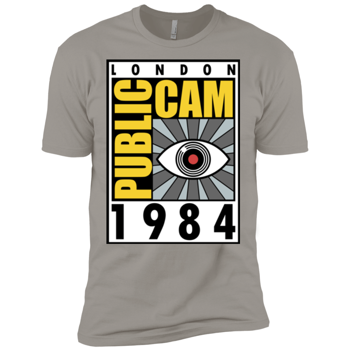 T-Shirts Light Grey / X-Small Public Cam Men's Premium T-Shirt