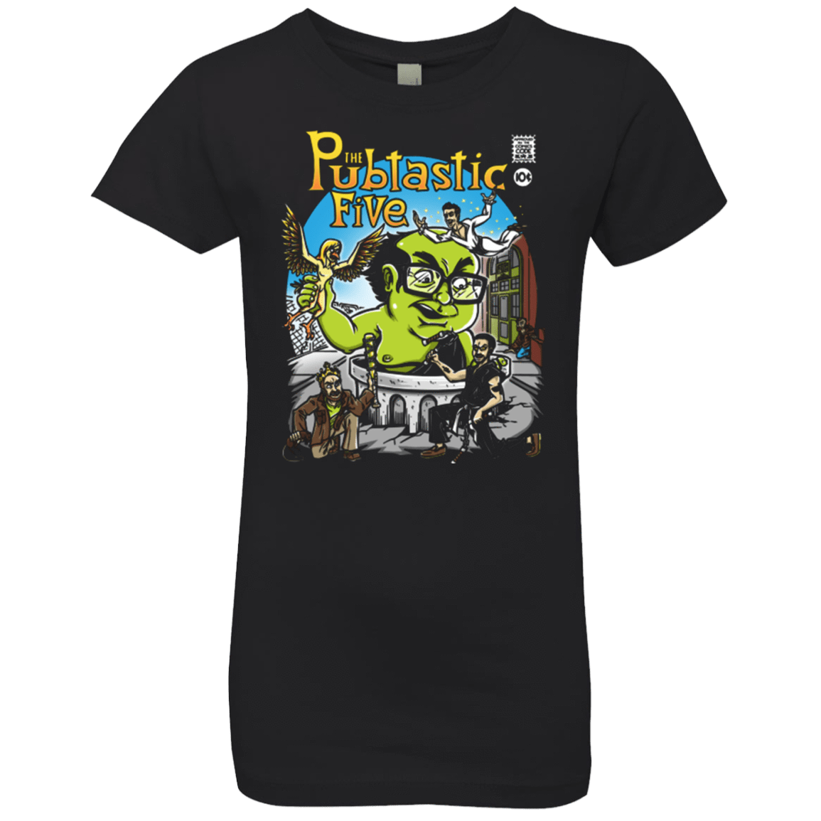 T-Shirts Black / YXS Pubtastic 4 Girls Premium T-Shirt