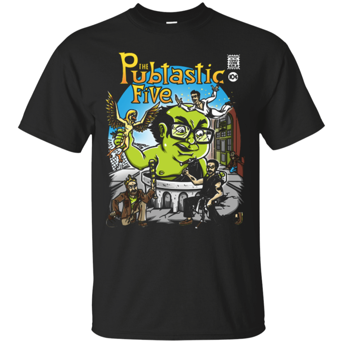 T-Shirts Black / Small Pubtastic 4 T-Shirt