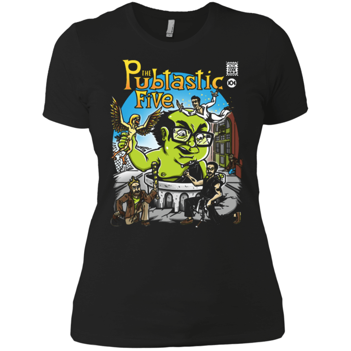 T-Shirts Black / X-Small Pubtastic 4 Women's Premium T-Shirt