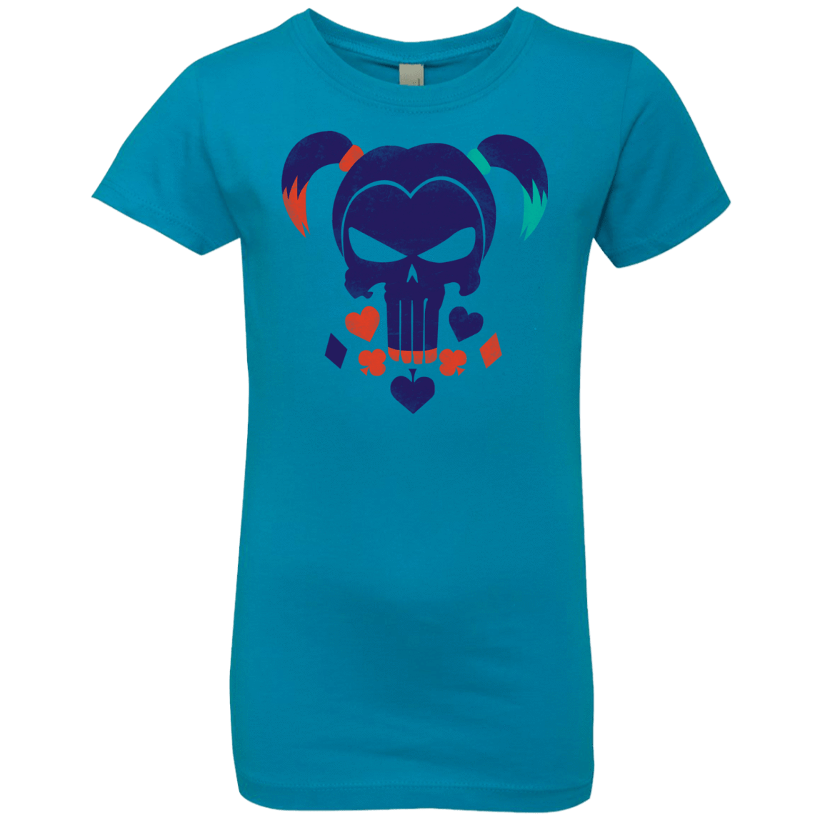 T-Shirts Turquoise / YXS PUDDINSHER Girls Premium T-Shirt