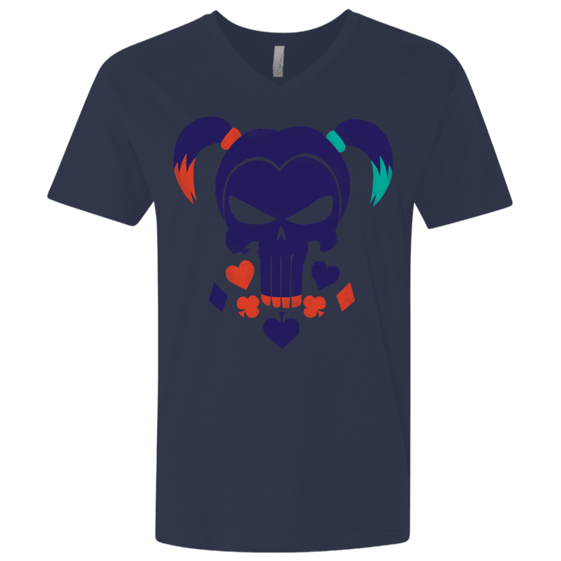 T-Shirts Midnight Navy / X-Small PUDDINSHER Men's Premium V-Neck