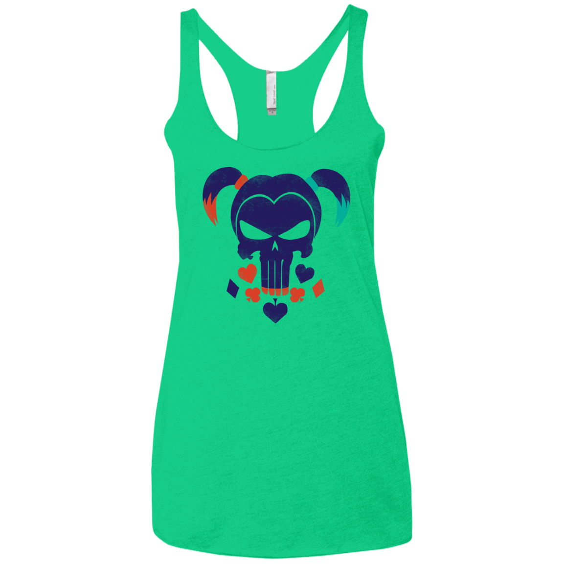 T-Shirts Envy / X-Small PUDDINSHER Women's Triblend Racerback Tank