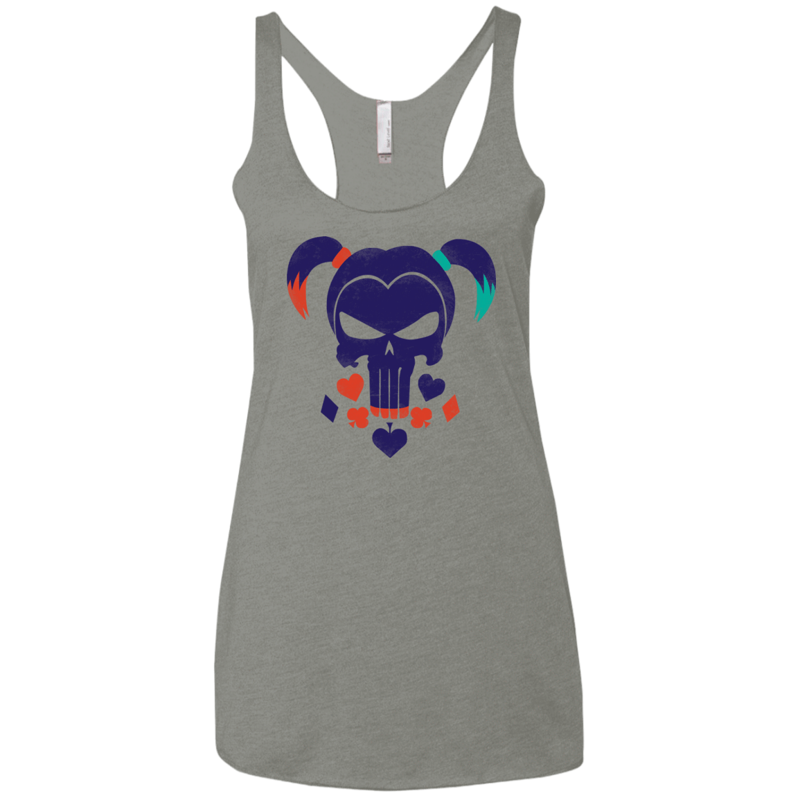 T-Shirts Venetian Grey / X-Small PUDDINSHER Women's Triblend Racerback Tank