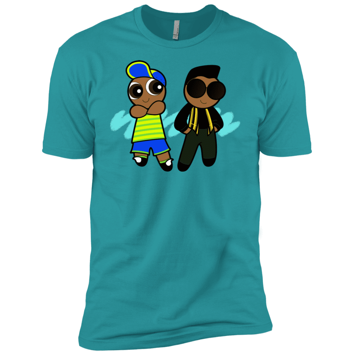 T-Shirts Tahiti Blue / X-Small Puff Prince Men's Premium T-Shirt