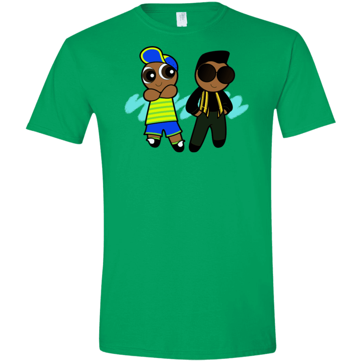 T-Shirts Irish Green / S Puff Prince Men's Semi-Fitted Softstyle