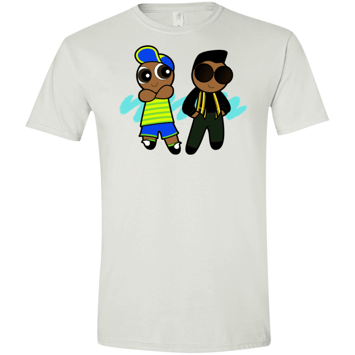 T-Shirts White / X-Small Puff Prince Men's Semi-Fitted Softstyle