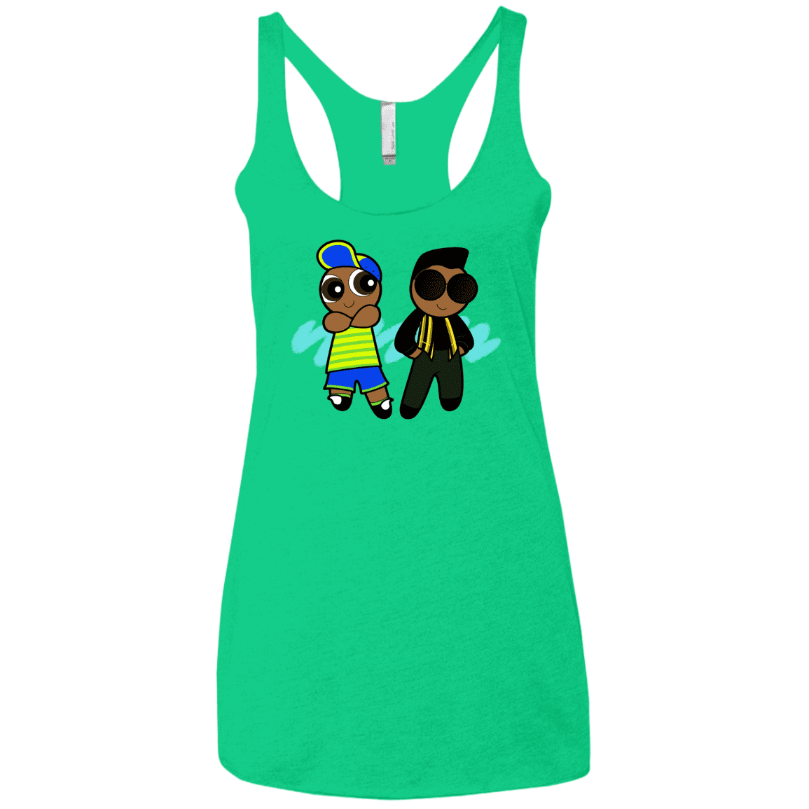 T-Shirts Envy / X-Small Puff Prince Women's Triblend Racerback Tank