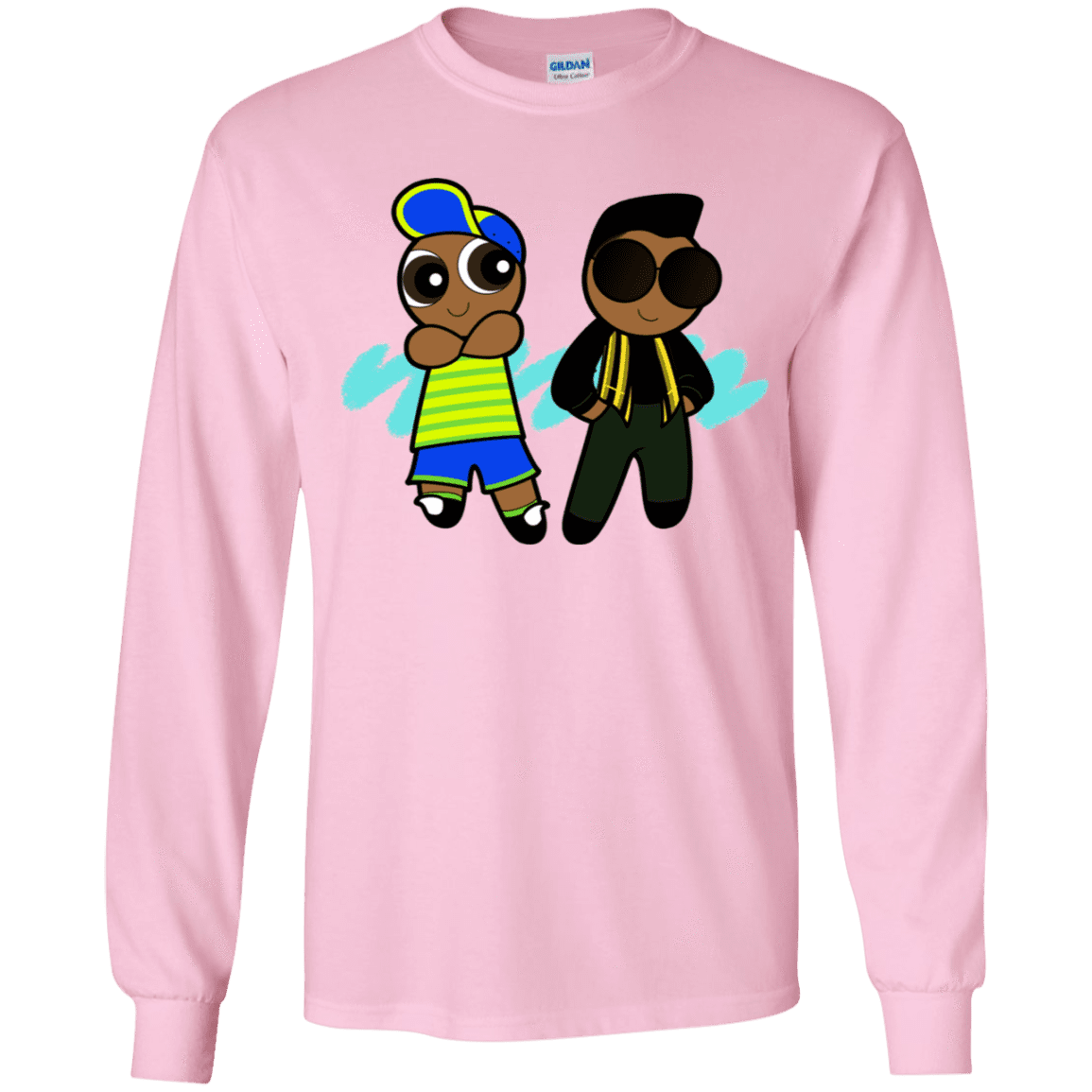 T-Shirts Light Pink / YS Puff Prince Youth Long Sleeve T-Shirt