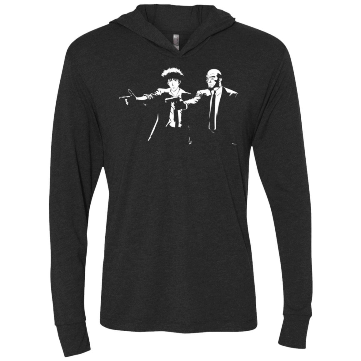 T-Shirts Vintage Black / X-Small Pulp Bebop Triblend Long Sleeve Hoodie Tee