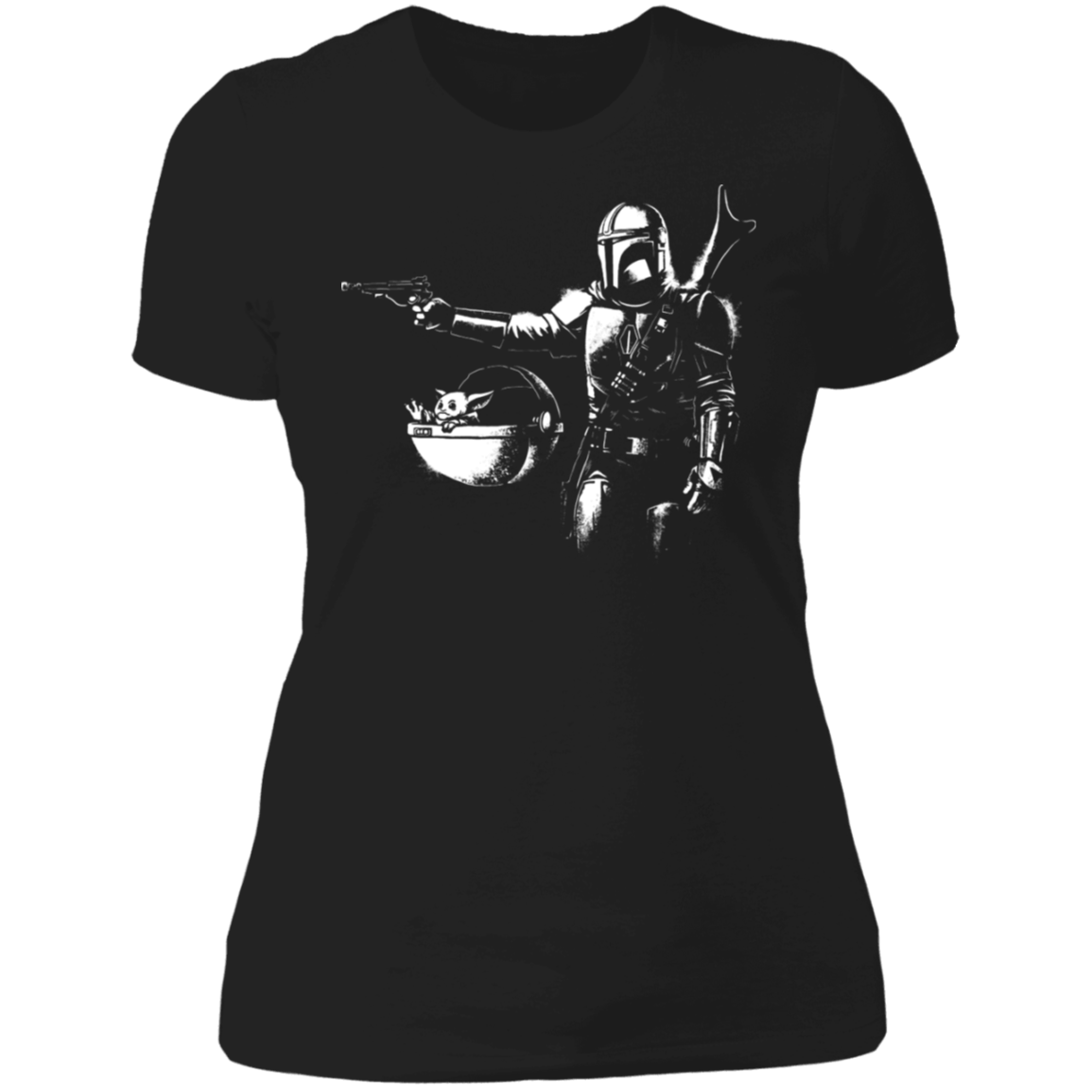 T-Shirts Black / X-Small Pulp Mando Women's Premium T-Shirt