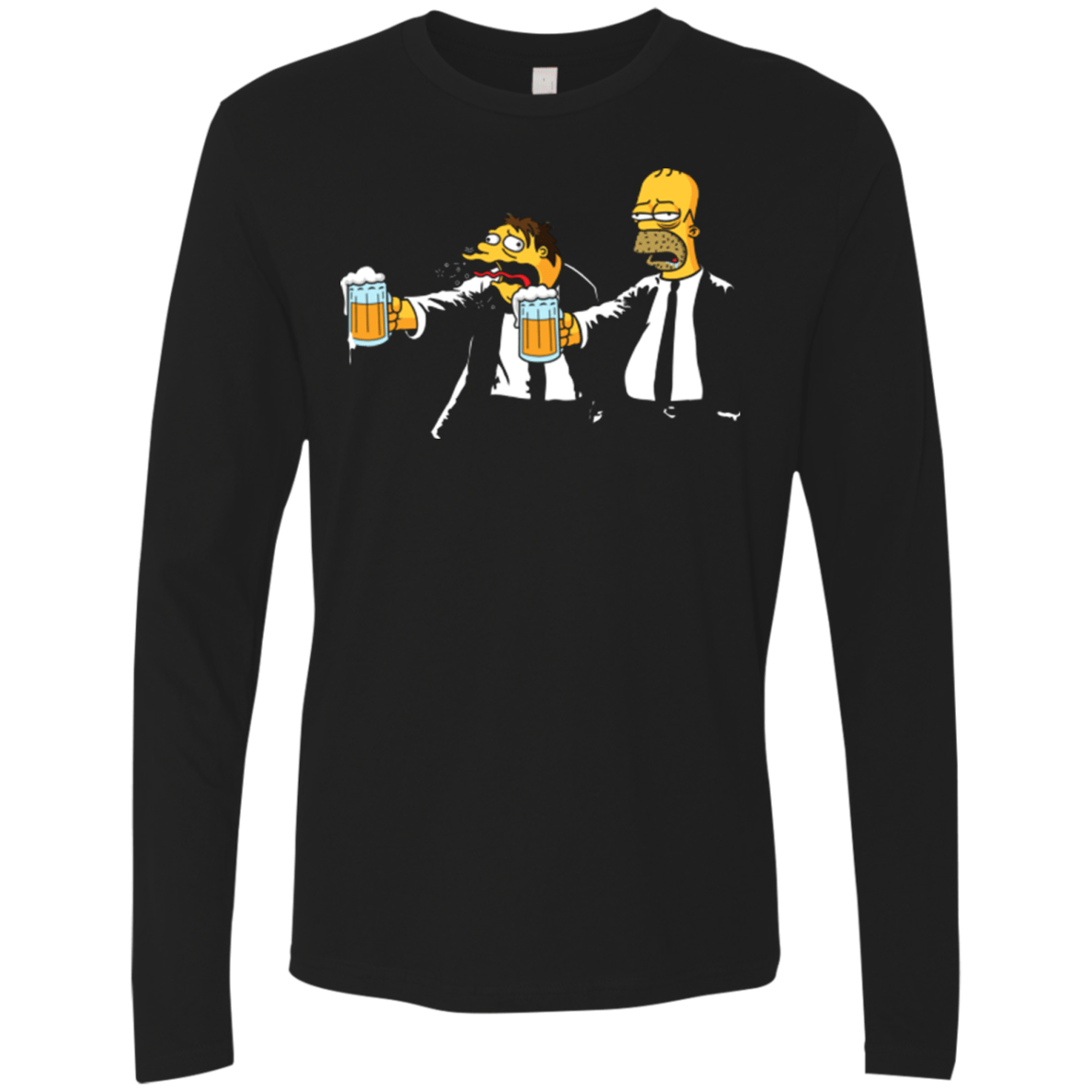 T-Shirts Black / Small Pulp Simpson Men's Premium Long Sleeve