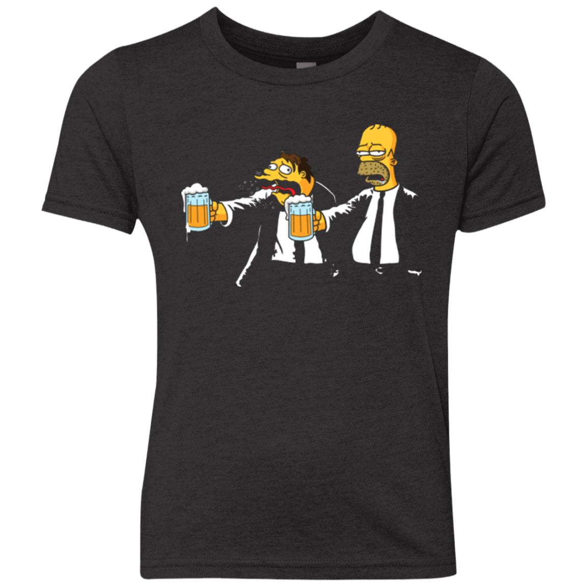 T-Shirts Vintage Black / YXS Pulp Simpson Youth Triblend T-Shirt