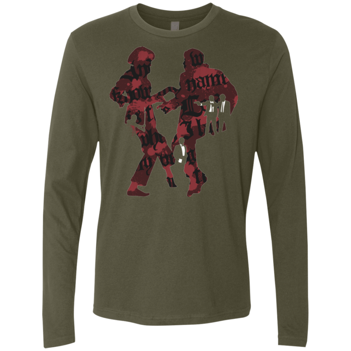 T-Shirts Military Green / Small Pulp Violence Men's Premium Long Sleeve