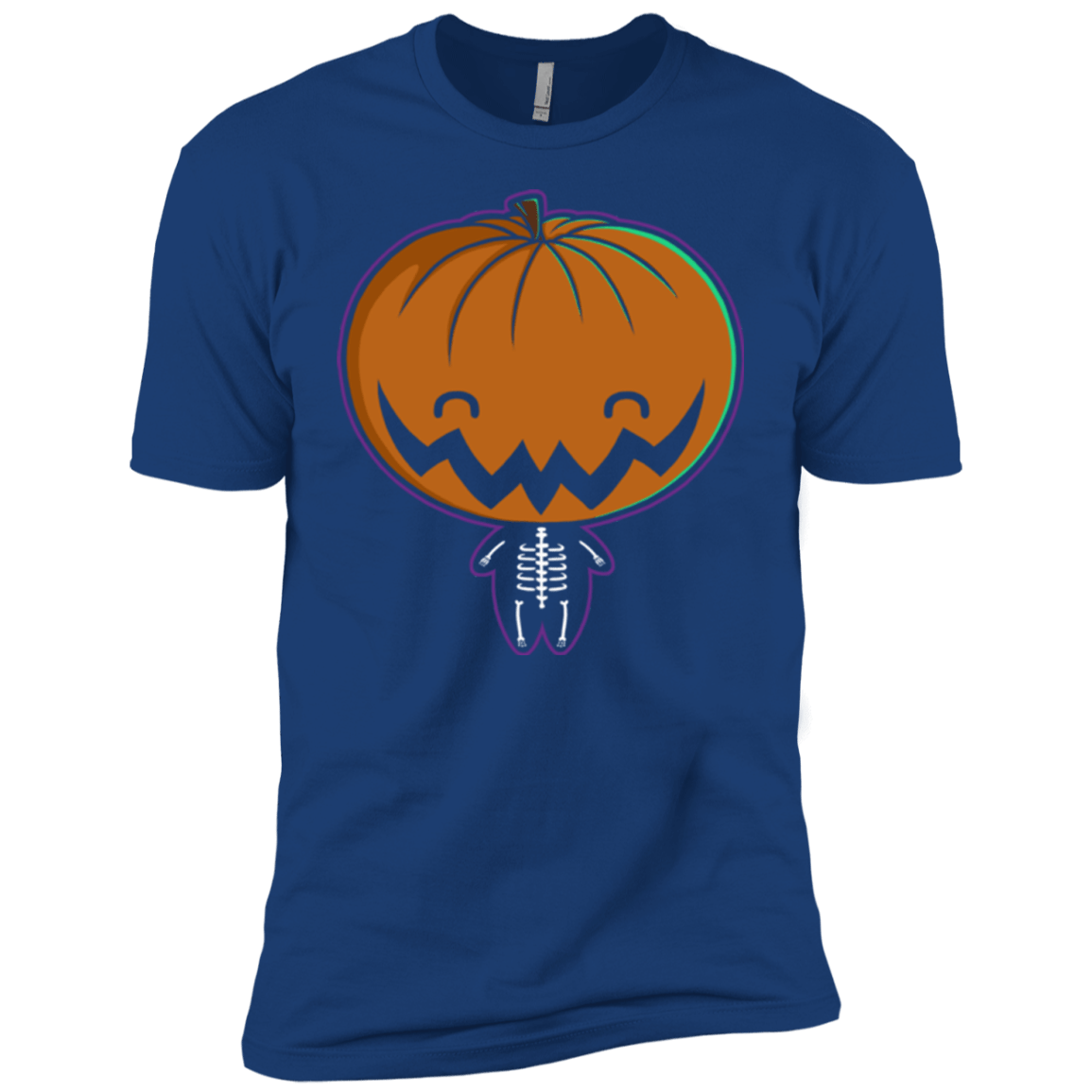 T-Shirts Royal / YXS Pumpkin Head Boys Premium T-Shirt