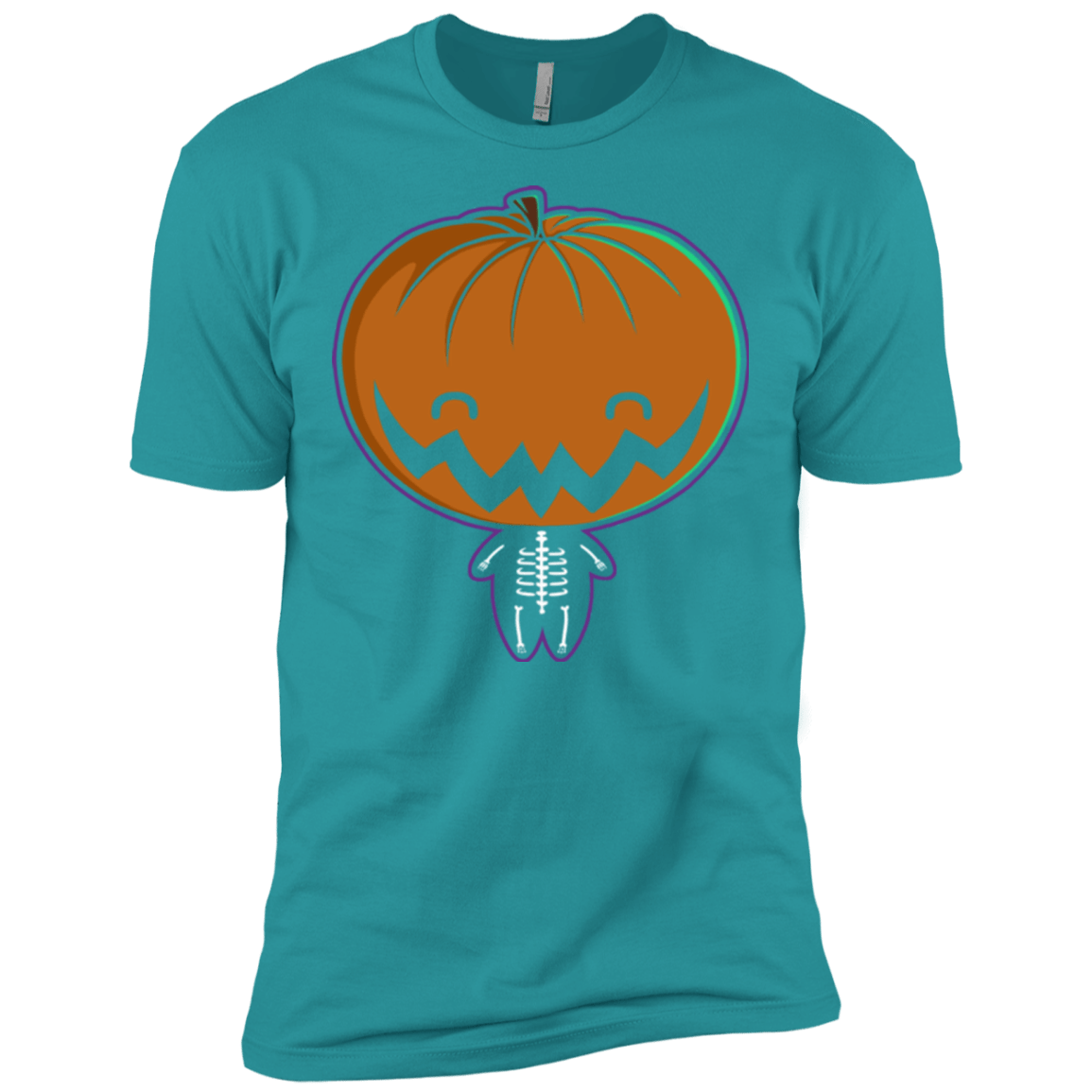 T-Shirts Tahiti Blue / X-Small Pumpkin Head Men's Premium T-Shirt