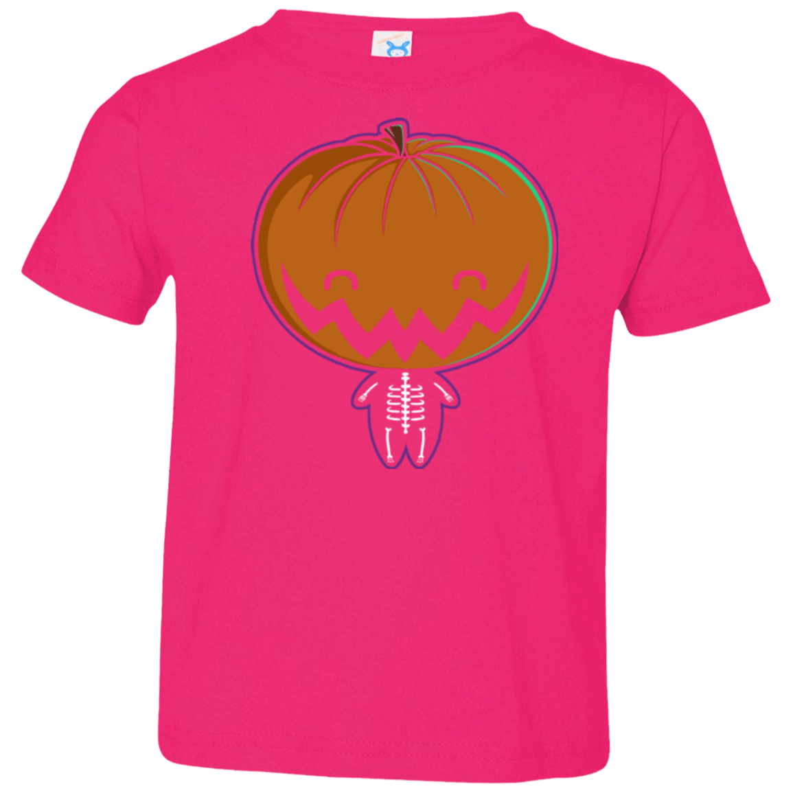 T-Shirts Hot Pink / 2T Pumpkin Head Toddler Premium T-Shirt