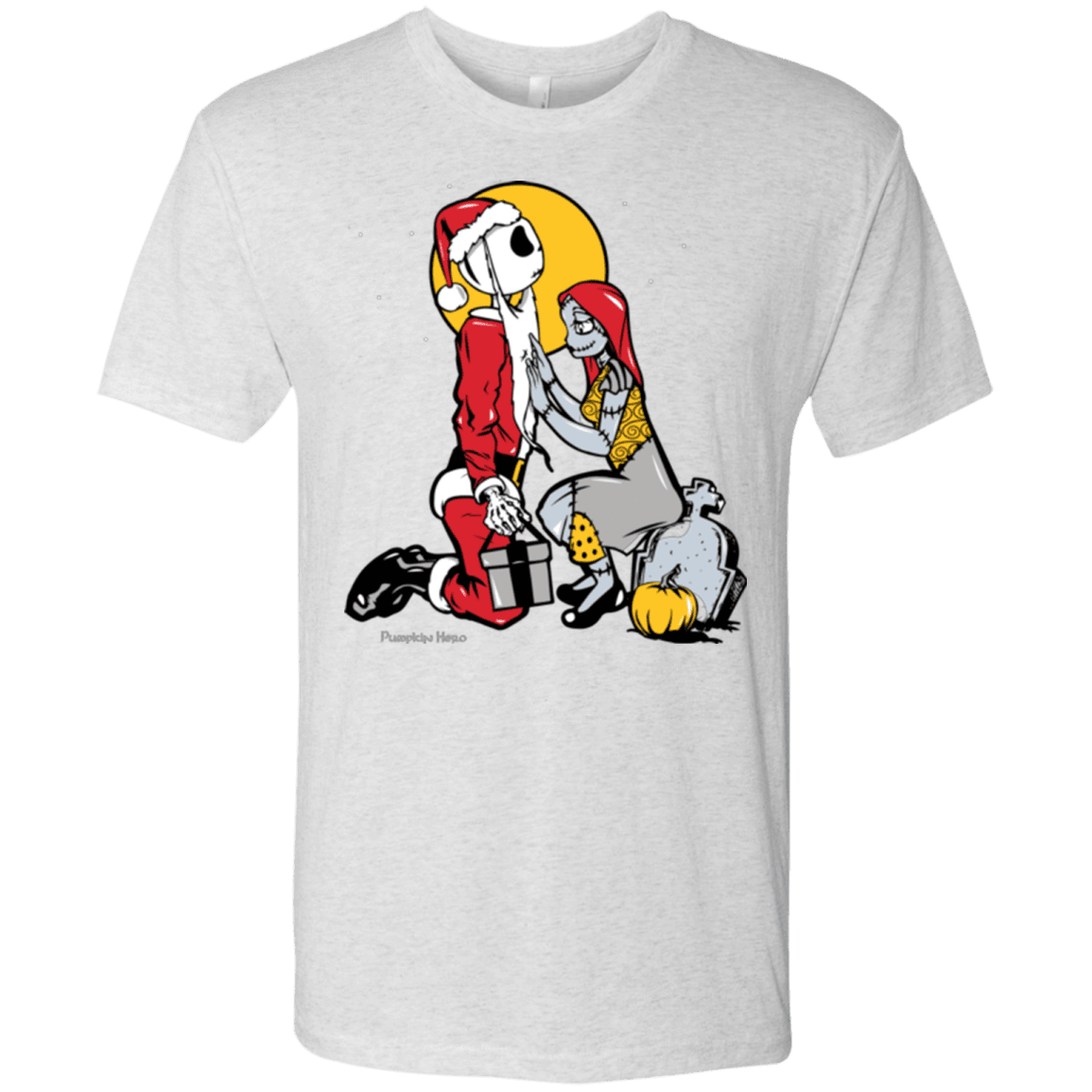 T-Shirts Heather White / Small Pumpkin King Men's Triblend T-Shirt