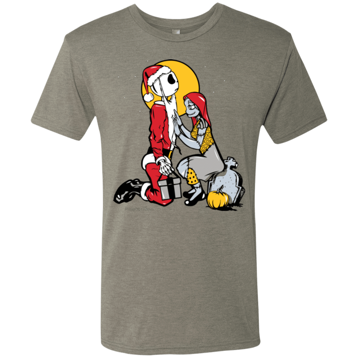 T-Shirts Venetian Grey / Small Pumpkin King Men's Triblend T-Shirt