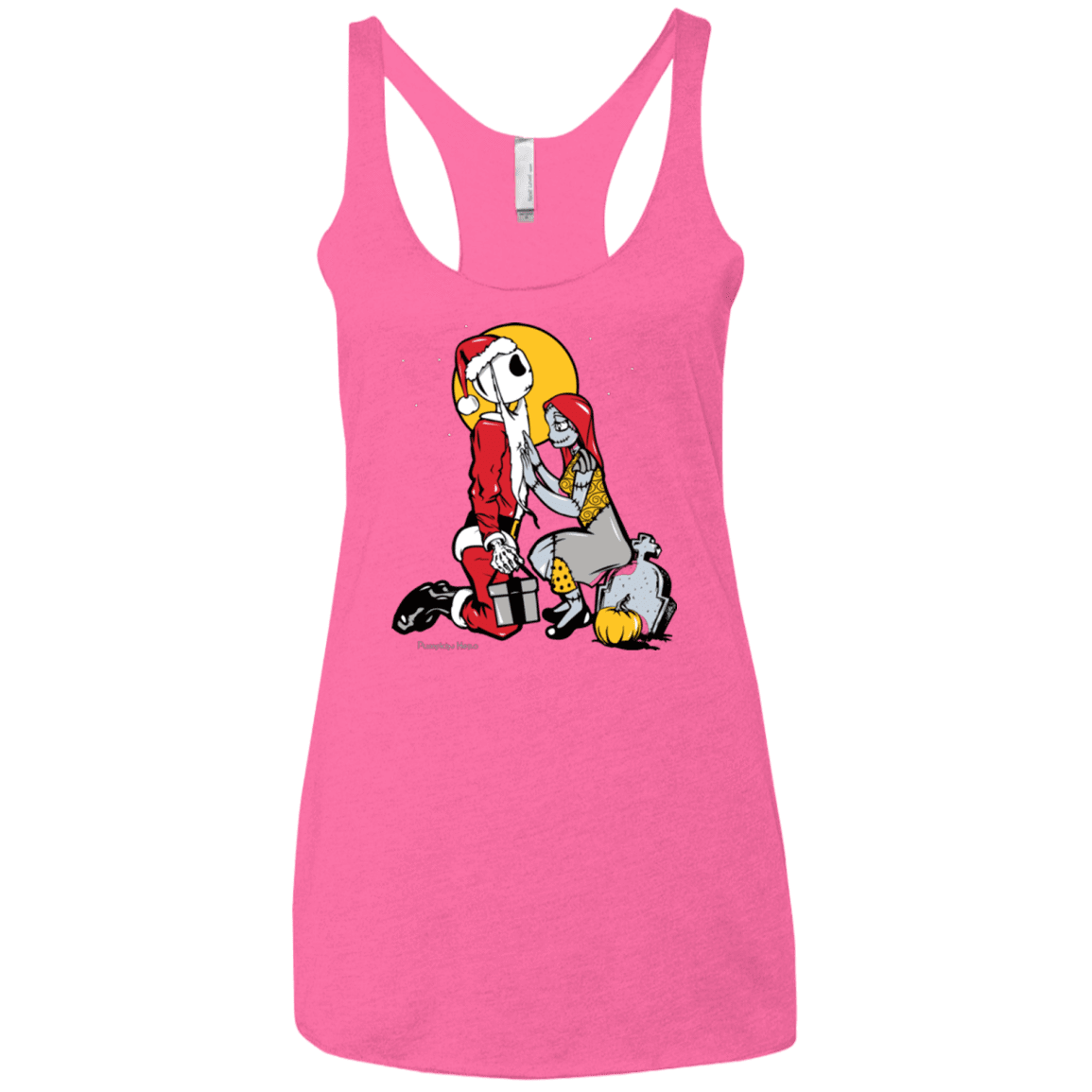 T-Shirts Vintage Pink / X-Small Pumpkin King Women's Triblend Racerback Tank