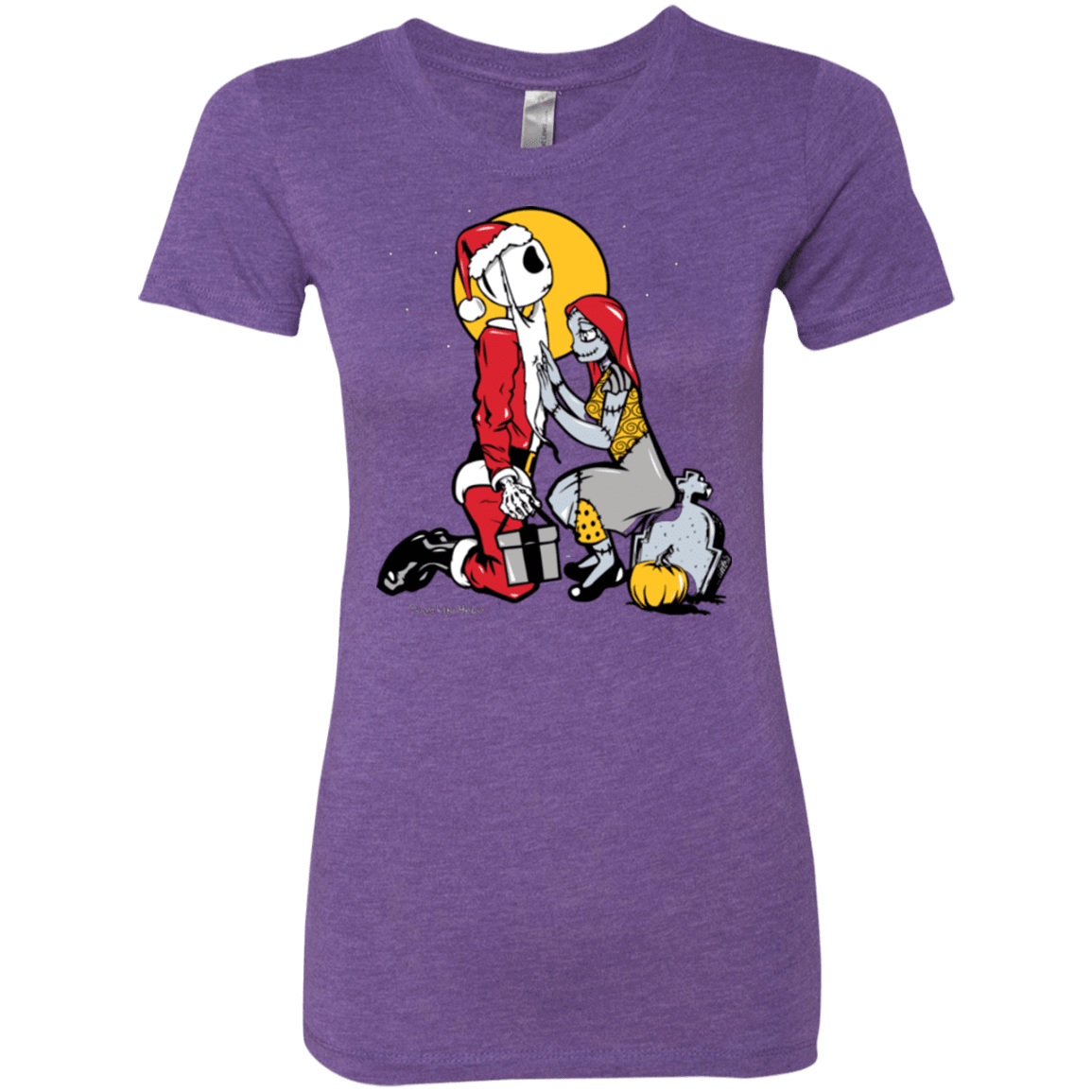 T-Shirts Purple Rush / Small Pumpkin King Women's Triblend T-Shirt