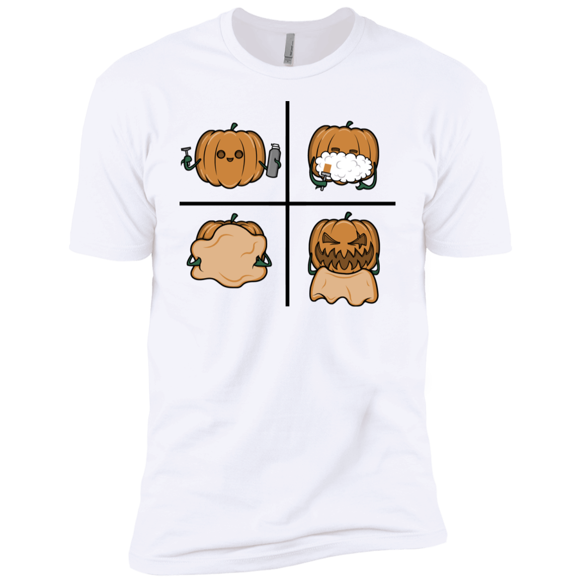 T-Shirts White / YXS Pumpkin Shave Boys Premium T-Shirt