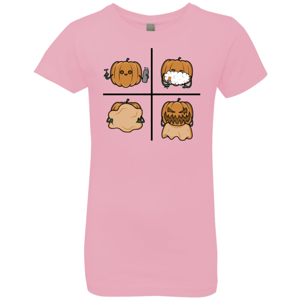 T-Shirts Light Pink / YXS Pumpkin Shave Girls Premium T-Shirt