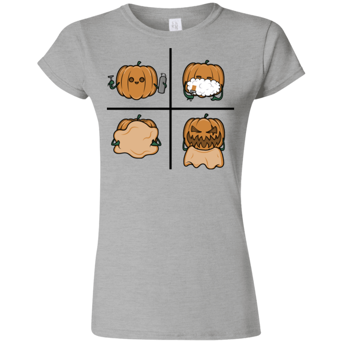 T-Shirts Sport Grey / S Pumpkin Shave Junior Slimmer-Fit T-Shirt