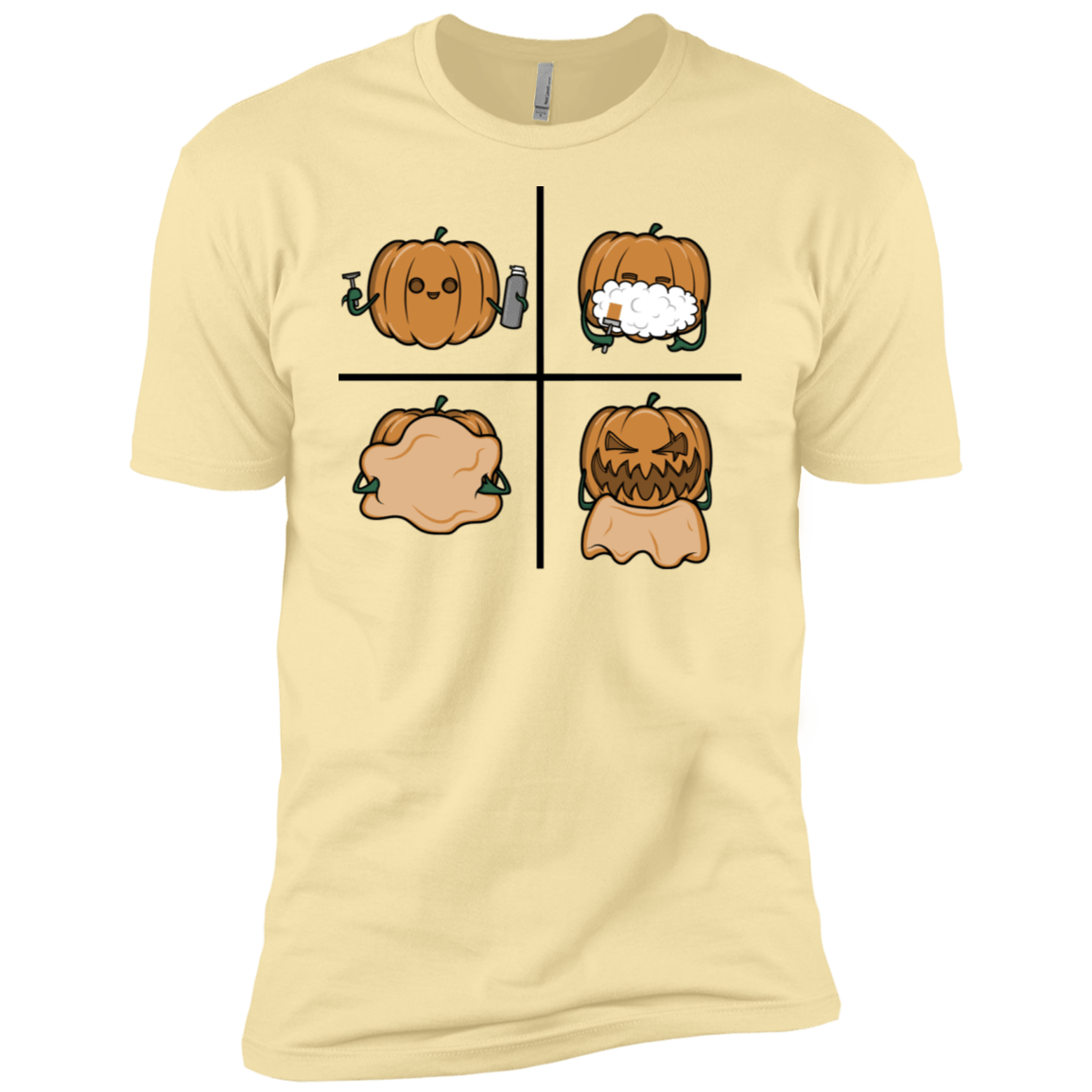 T-Shirts Banana Cream / X-Small Pumpkin Shave Men's Premium T-Shirt