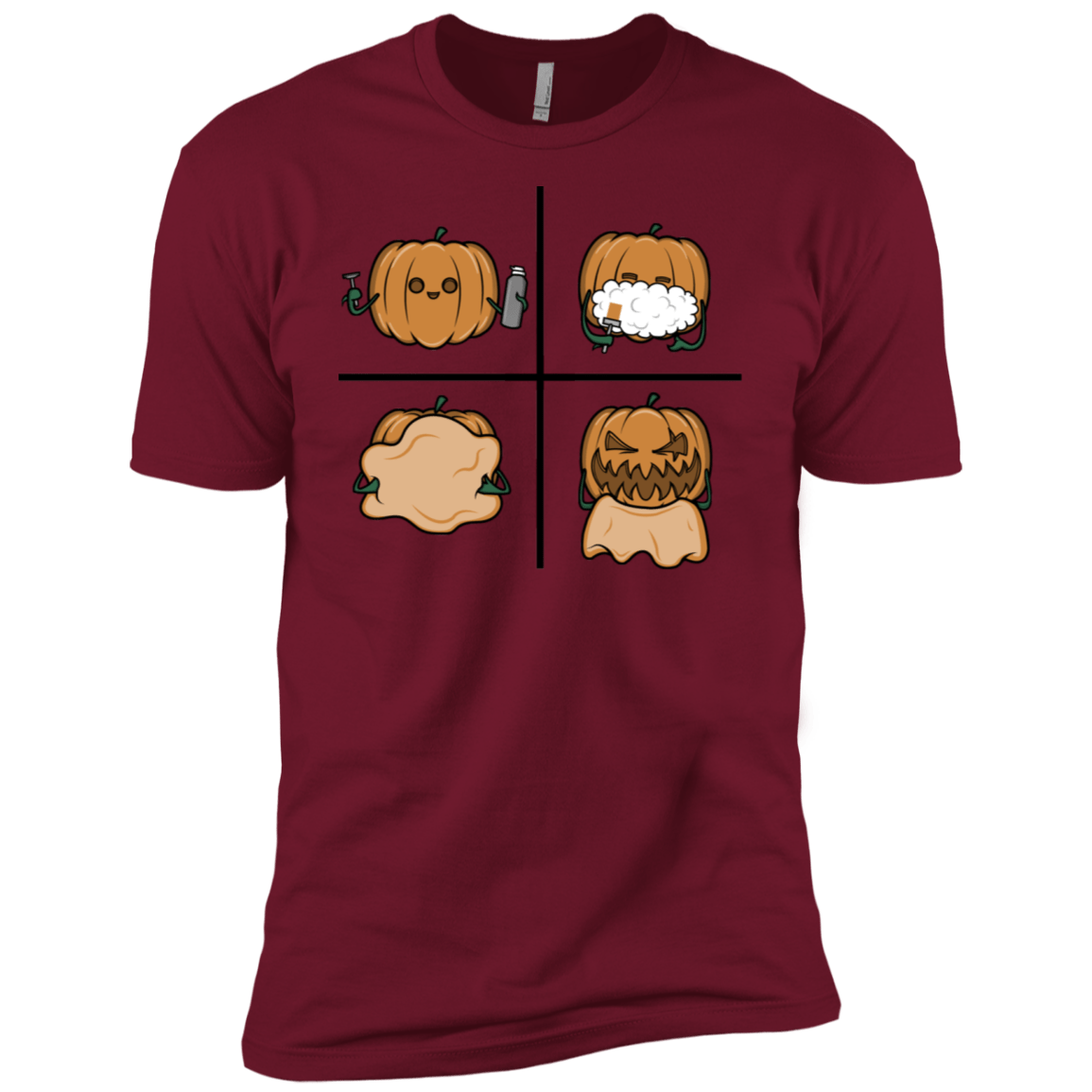 T-Shirts Cardinal / X-Small Pumpkin Shave Men's Premium T-Shirt