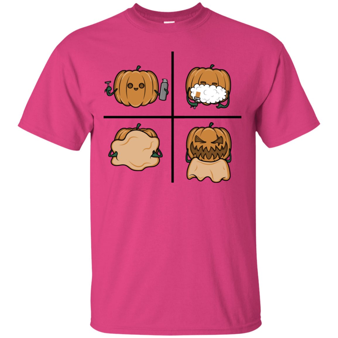 T-Shirts Heliconia / S Pumpkin Shave T-Shirt