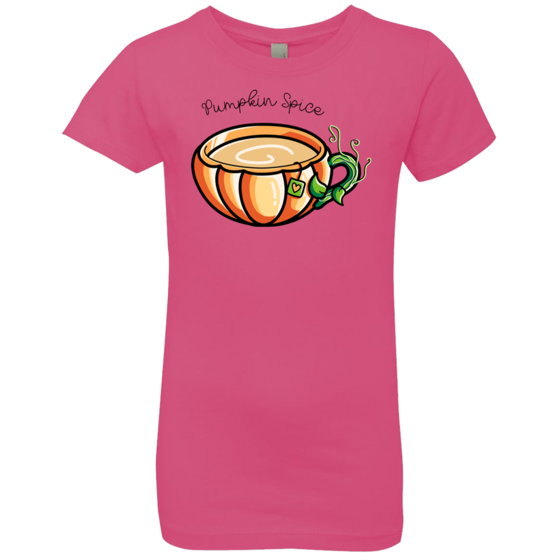 T-Shirts Hot Pink / YXS Pumpkin Spice Chai Tea Girls Premium T-Shirt