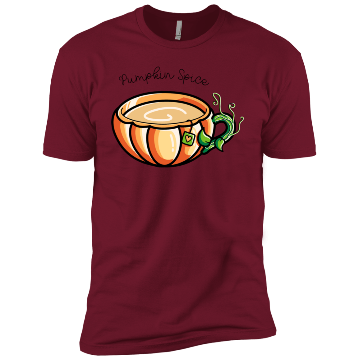 T-Shirts Cardinal / X-Small Pumpkin Spice Chai Tea Men's Premium T-Shirt
