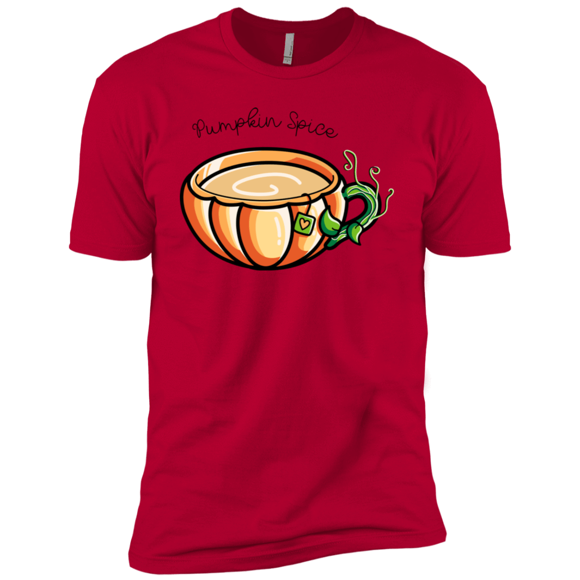 T-Shirts Red / X-Small Pumpkin Spice Chai Tea Men's Premium T-Shirt