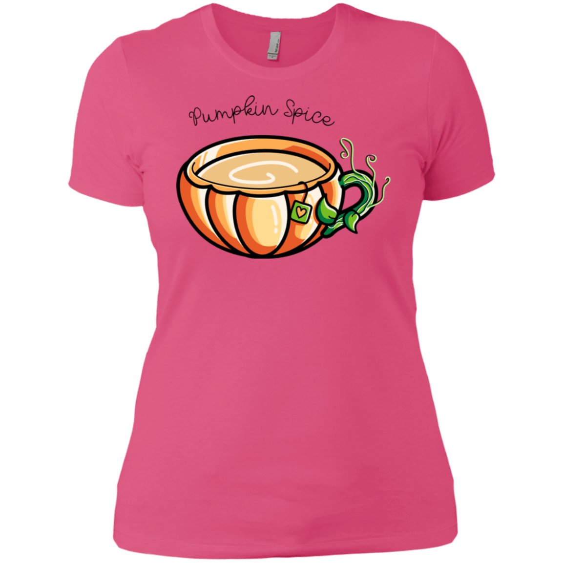 T-Shirts Hot Pink / X-Small Pumpkin Spice Chai Tea Women's Premium T-Shirt