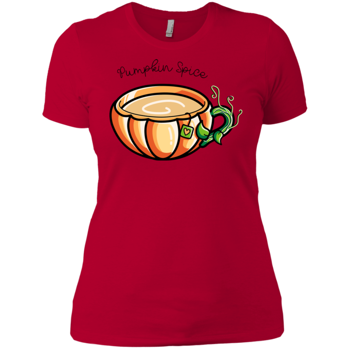 T-Shirts Red / X-Small Pumpkin Spice Chai Tea Women's Premium T-Shirt