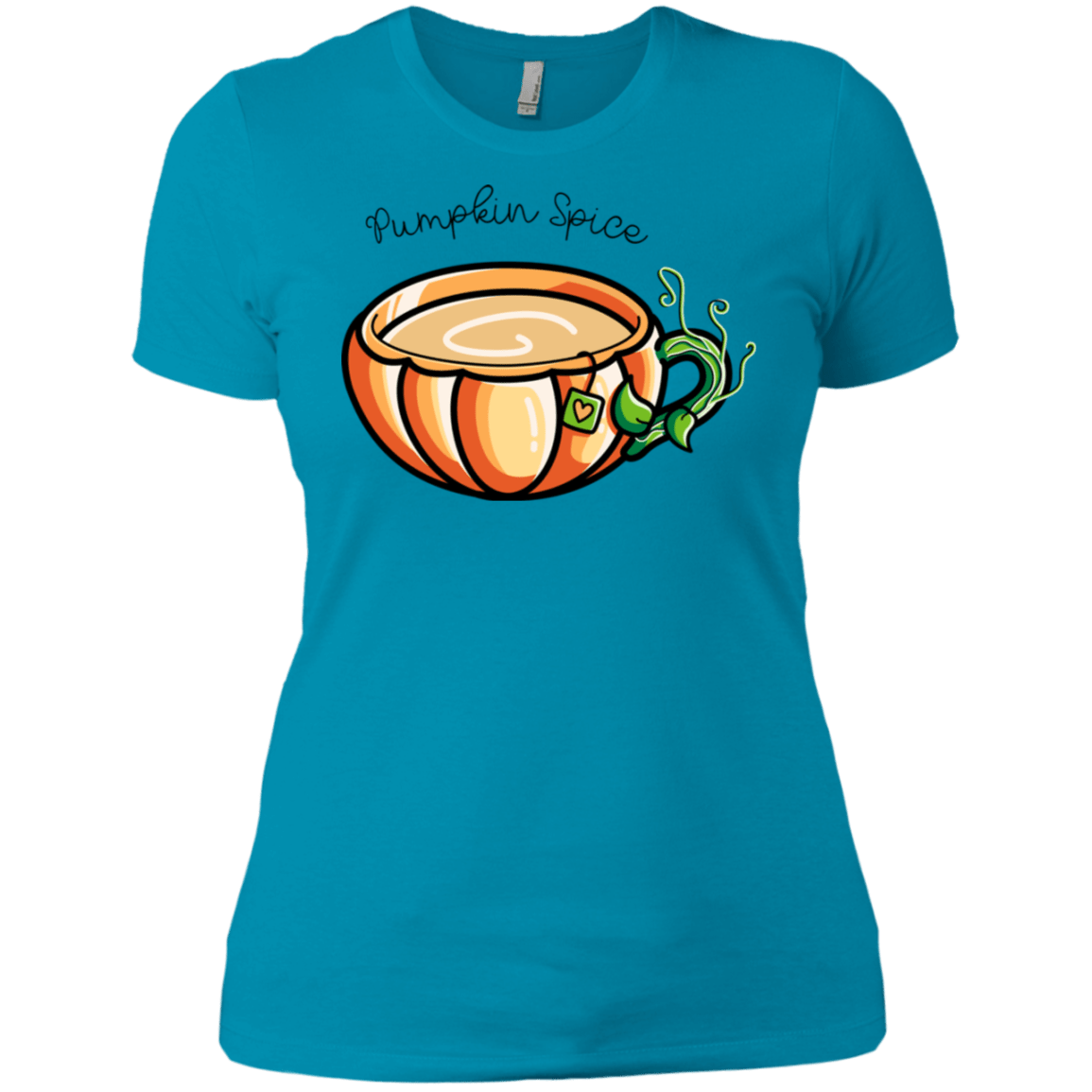 T-Shirts Turquoise / X-Small Pumpkin Spice Chai Tea Women's Premium T-Shirt