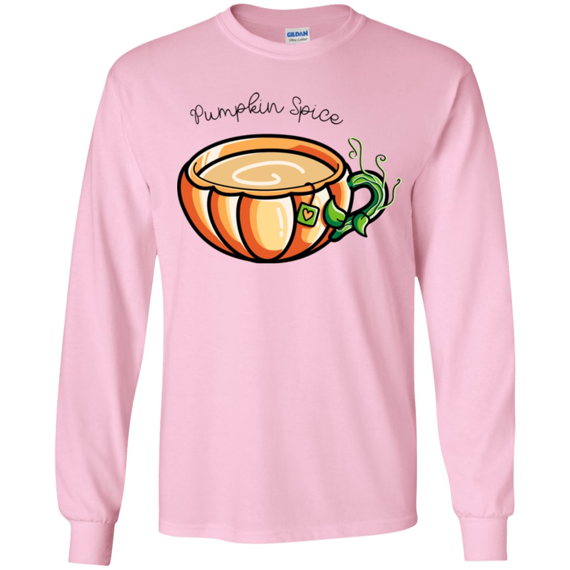 T-Shirts Light Pink / YS Pumpkin Spice Chai Tea Youth Long Sleeve T-Shirt