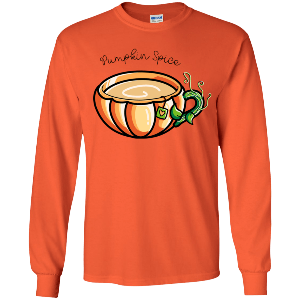 T-Shirts Orange / YS Pumpkin Spice Chai Tea Youth Long Sleeve T-Shirt