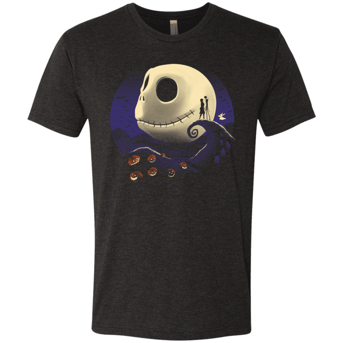 T-Shirts Vintage Black / S Pumpkins and Nightmares Men's Triblend T-Shirt