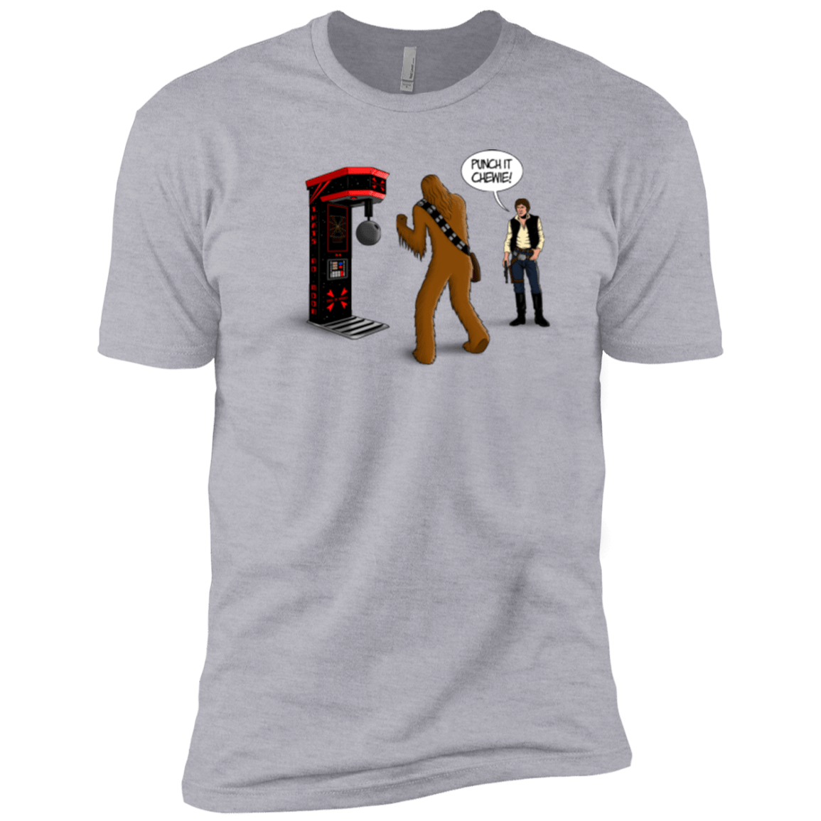 T-Shirts Heather Grey / YXS Punch It Chewie Boys Premium T-Shirt