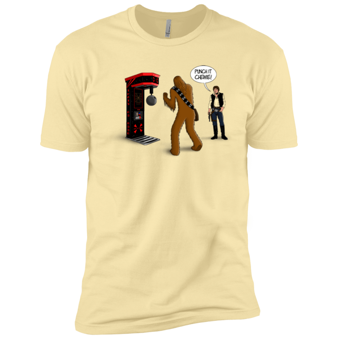 T-Shirts Banana Cream / X-Small Punch It Chewie Men's Premium T-Shirt