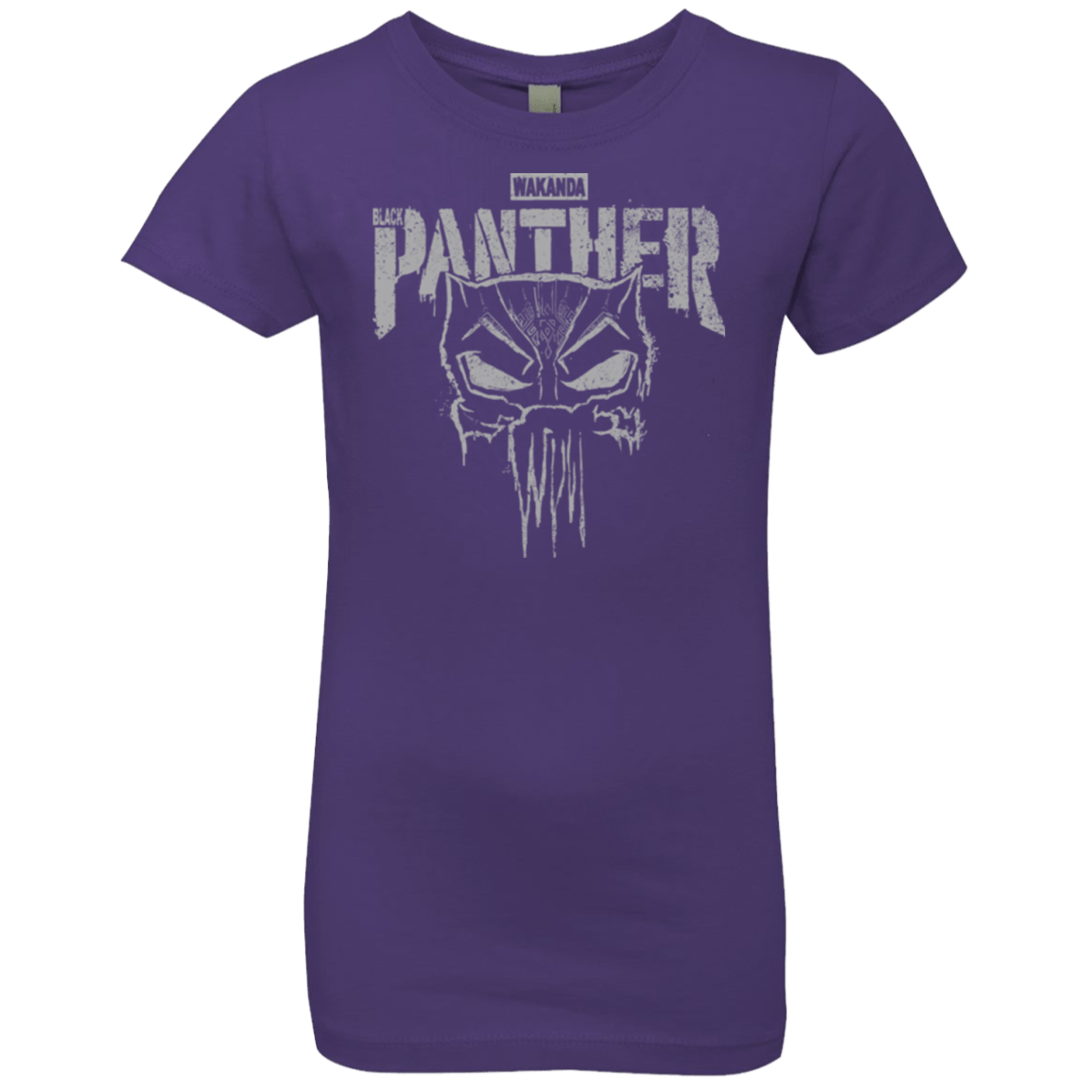 T-Shirts Purple Rush / YXS Punish Enemies Of Wakanda Girls Premium T-Shirt