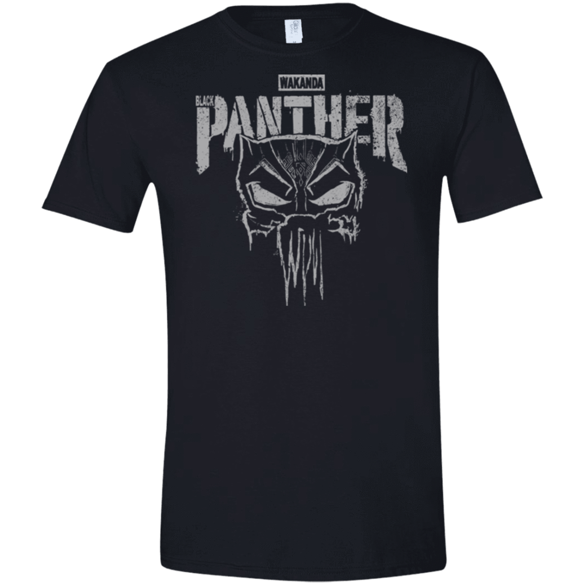 T-Shirts Black / X-Small Punish Enemies Of Wakanda Men's Semi-Fitted Softstyle