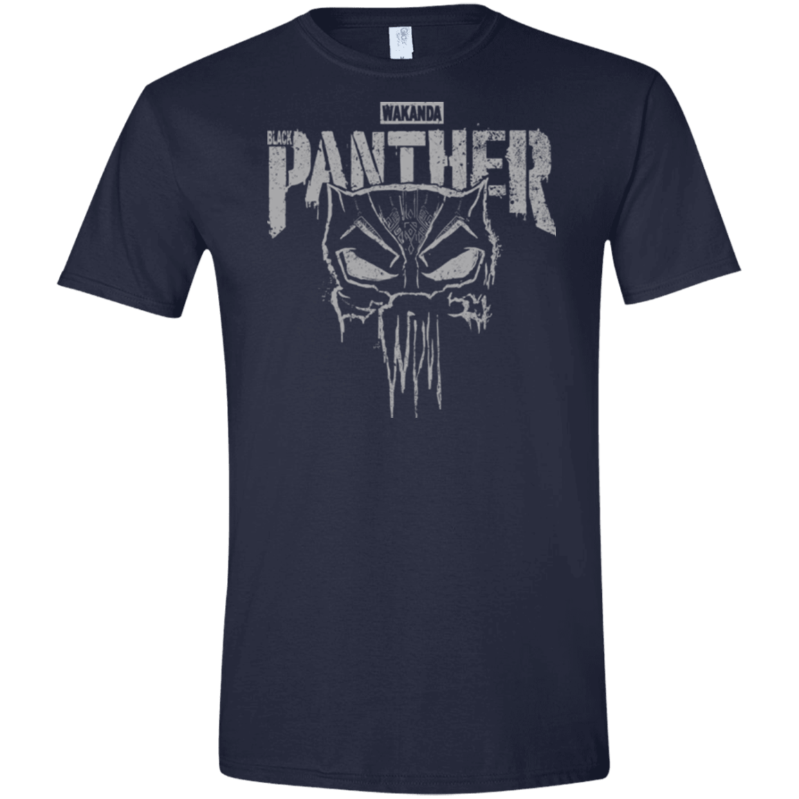T-Shirts Navy / X-Small Punish Enemies Of Wakanda Men's Semi-Fitted Softstyle