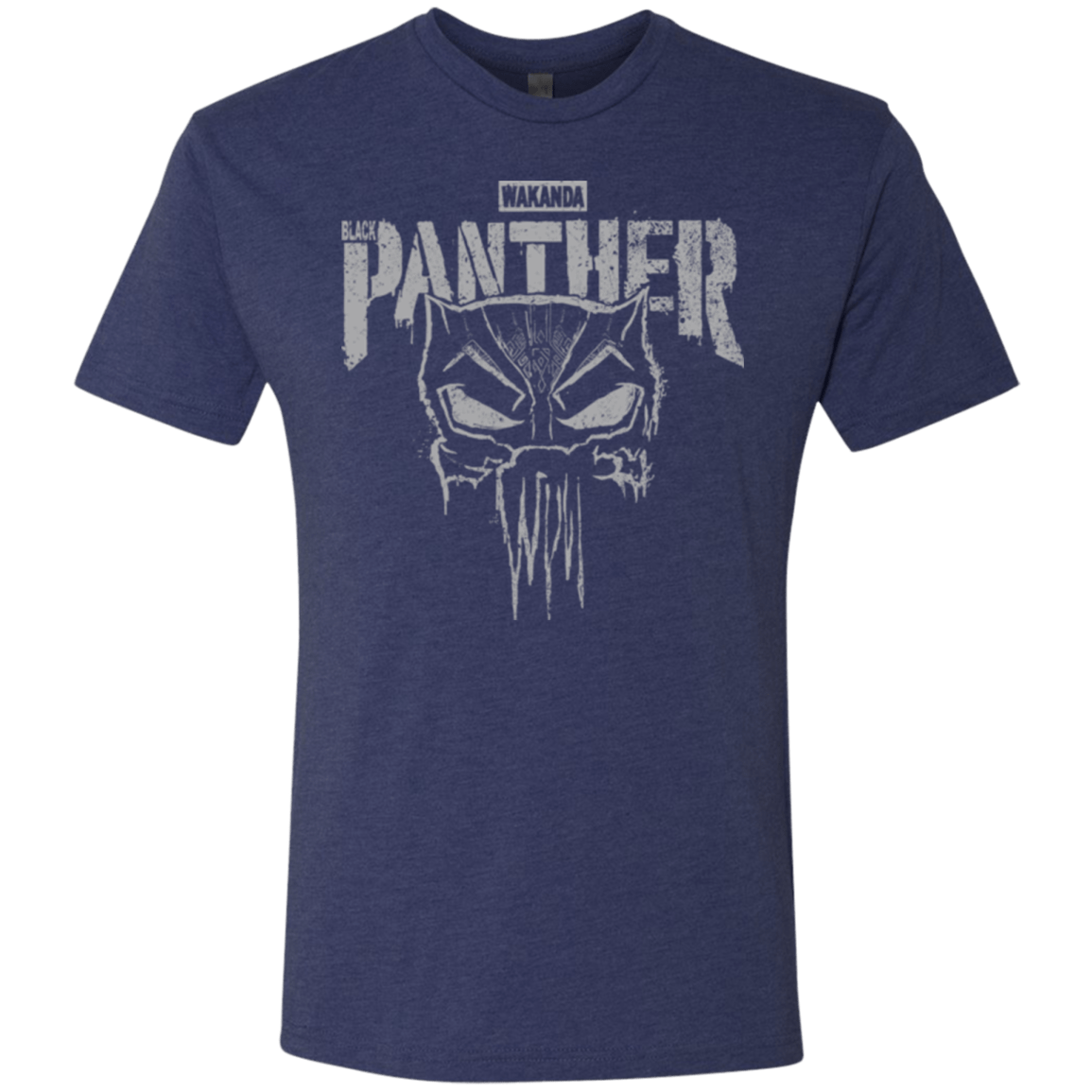 T-Shirts Vintage Navy / S Punish Enemies Of Wakanda Men's Triblend T-Shirt