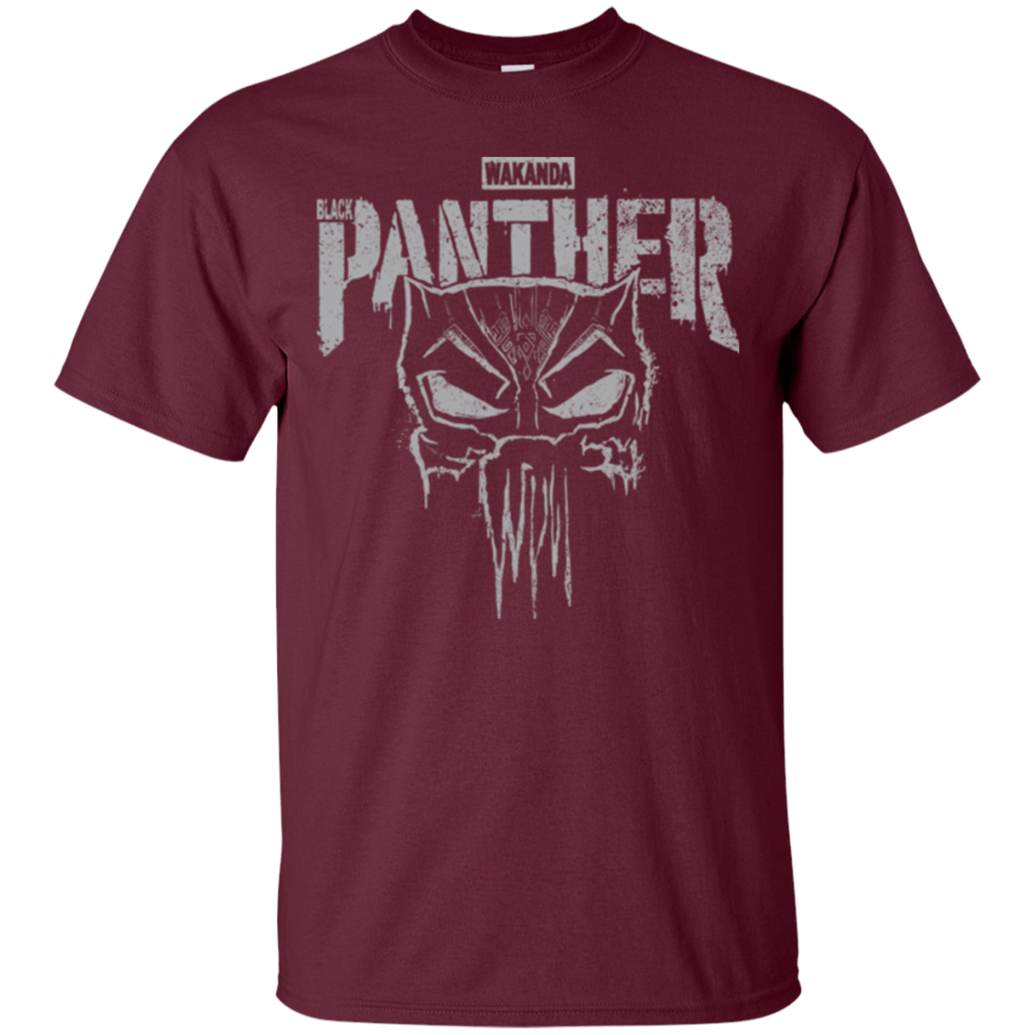 T-Shirts Maroon / S Punish Enemies Of Wakanda T-Shirt